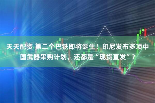 天天配资 第二个巴铁即将诞生！印尼发布多项中国武器采购计划，还都是“现货直发”？